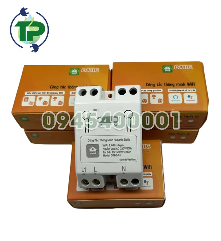 Sản phẩm Cong Tac WiFi thong minh Hunonic Datic Basic 1 — Công Ty TNHH TM Và DV Máy Phun Sương Tiến Phương — MST 0318889944