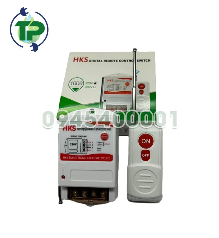 Sản phẩm Cong tac dieu khien tu xa HKS 1 — Công Ty TNHH TM Và DV Máy Phun Sương Tiến Phương — MST 0318889944