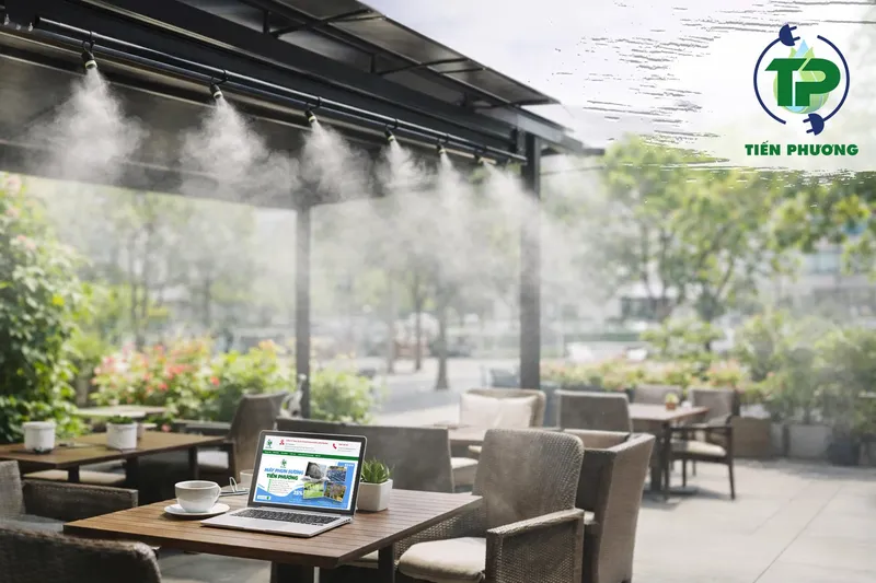 Sản phẩm Dich Vu Phun Suong Quan Cafe Gan Day Co Bao Hanh Khong — Công Ty TNHH TM Và DV Máy Phun Sương Tiến Phương — MST 0318889944