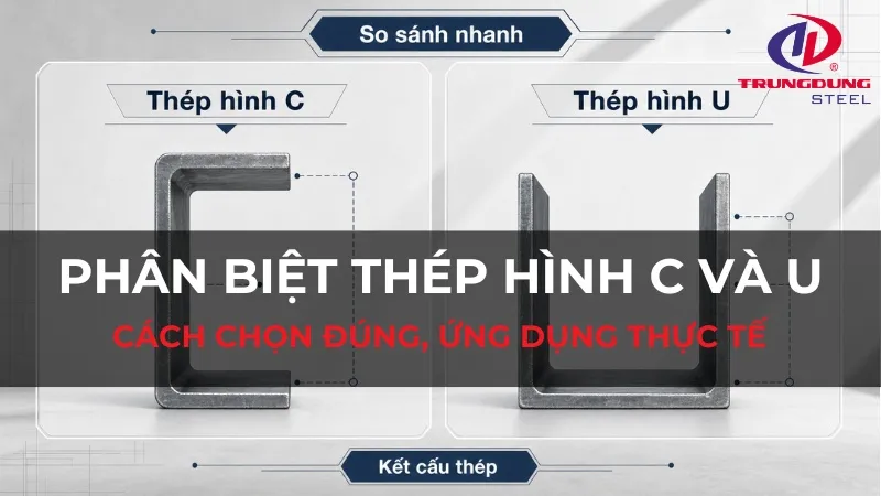 Sản phẩm thep hinh c va u thumb — Thép Trung Dũng - Công Ty Cổ Phần Thép Trung Dũng — MST 0400128607