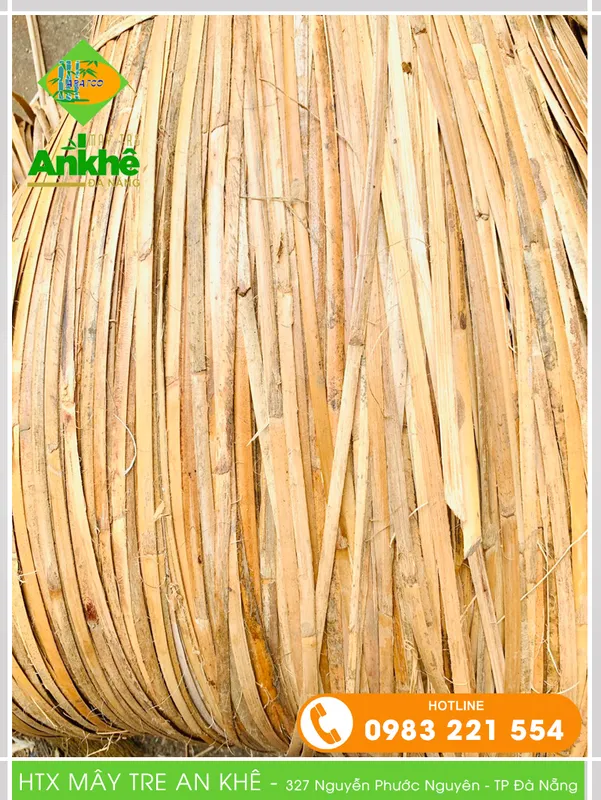 Sản phẩm vo may 5 6mm tu nhien vang 8397 — Mây Tre An Khê - Hợp Tác Xã Mây Tre An Khê — MST 0400129343