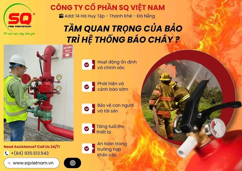 Sản phẩm bao tri he thong bao chay 7524 — Công Ty Cổ Phần SQ Việt Nam — MST 0400413675