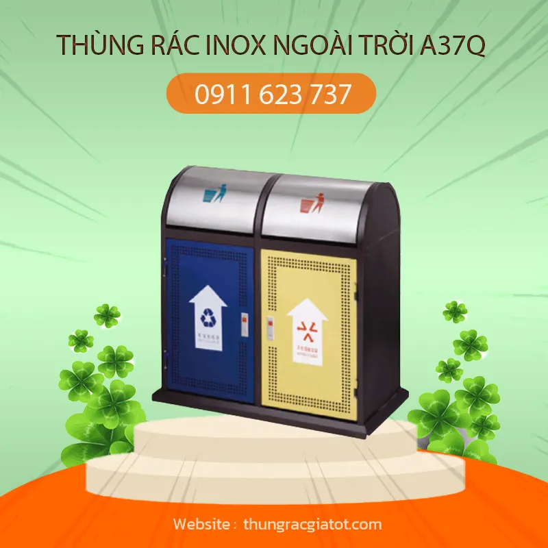 Sản phẩm Thung rac inox ngoai troi a37q — Công Ty TNHH Trọng Thức — MST 0400566946