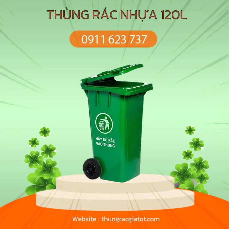 Sản phẩm thung rac nhua 120l 1 — Công Ty TNHH Trọng Thức — MST 0400566946