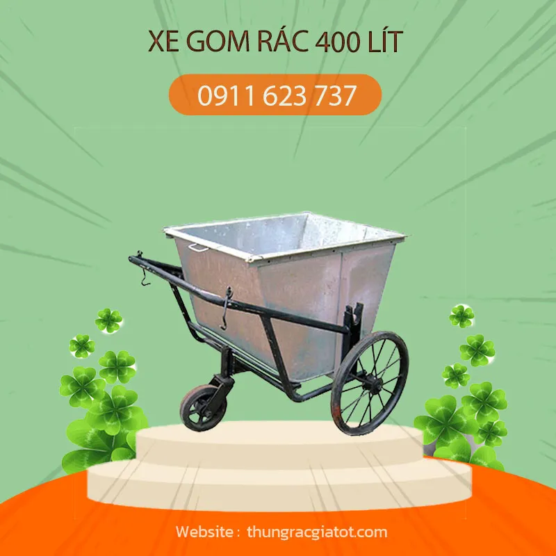 Sản phẩm Xe gom rac 400 lit — Công Ty TNHH Trọng Thức — MST 0400566946