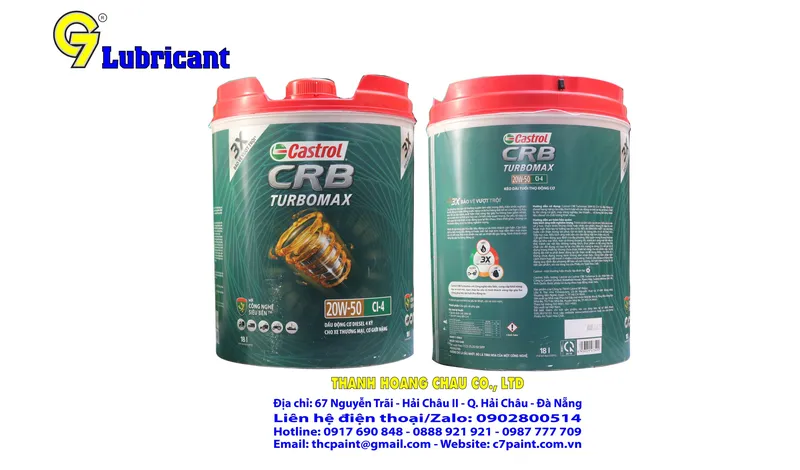 Sản phẩm thung CRB Castol TURBOMAX 20W50 1 scaled — Công Ty TNHH Một Thành Viên Thành Hoàng Châu — MST 0400594492