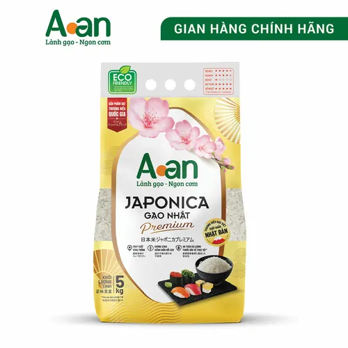 Sản phẩm gao sach aan gao japonica premium tui 5kg 1 — Gạo Mười Thảo - Công Ty TNHH MTV Mười Thảo — MST 0401351319