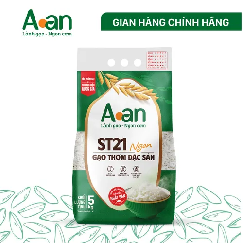 Sản phẩm gao sach aan st21 ngon tui 5kg 1 — Gạo Mười Thảo - Công Ty TNHH MTV Mười Thảo — MST 0401351319