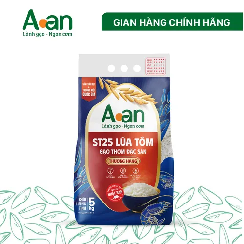 Sản phẩm gao sach aan st25 lua tom thuong hang tui 5kg 1 — Gạo Mười Thảo - Công Ty TNHH MTV Mười Thảo — MST 0401351319