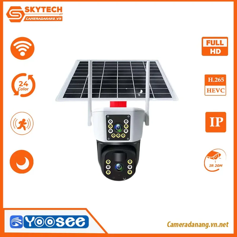 Sản phẩm camera yoosee ngoai troi xoay 360 2 mat 4 0mp sim 4g 3 — Công Ty TNHH DV & TM Vinacreation — MST 0401428699