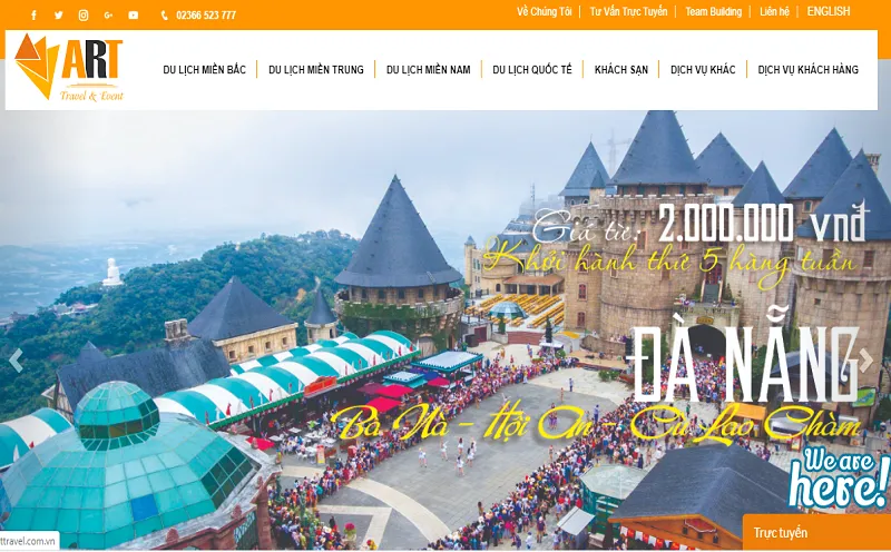 Sản phẩm art travel — Công Ty TNHH Phát Triển Công Nghệ Ngôi Sao Việt MEDIA — MST 0401444997