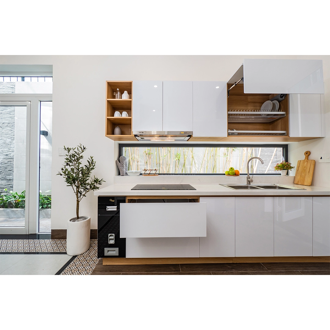 Sản phẩm Tu bep acrylic thang chu i TB013 Tam Vinh Thai 01 — Nội Thất TVT - Công Ty TNHH MTV Tâm Vĩnh Thái — MST 0401503233