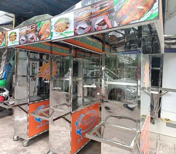 Sản phẩm tá»§ bÃ¡n bÃ¡nh má»³ kÃ¨m lÃ² nÆ°á»›ng than — Inox Thanh Quân Phú Lộc - Công Ty TNHH Một Thành Viên Inox Thanh Quân Phú Lộc — MST 0401557623