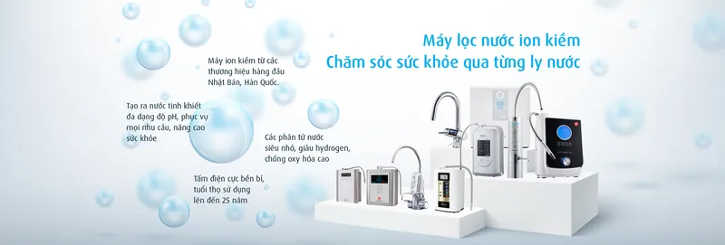 Sản phẩm may tạo nước ion kiềm — Thiết Bị Lọc Nước Phát An Sinh - Công Ty TNHH Kỹ Thuật Và Môi Trường Phát An
Sinh — MST 0401560697