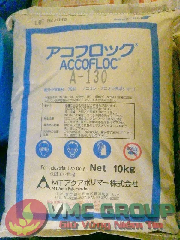 Sản phẩm accoffloc a130 — Hóa Chất Việt Mỹ - Công Ty CP Khoa Học Công Nghệ Việt Mỹ — MST 0401678385