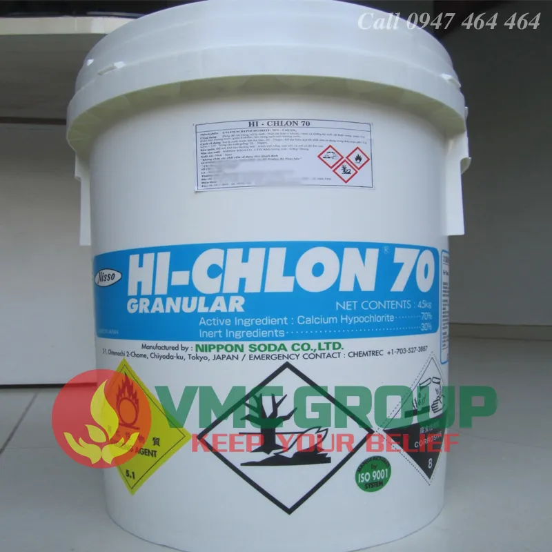 Sản phẩm Clorin nippon nhat ban — Hóa Chất Việt Mỹ - Công Ty CP Khoa Học Công Nghệ Việt Mỹ — MST 0401678385