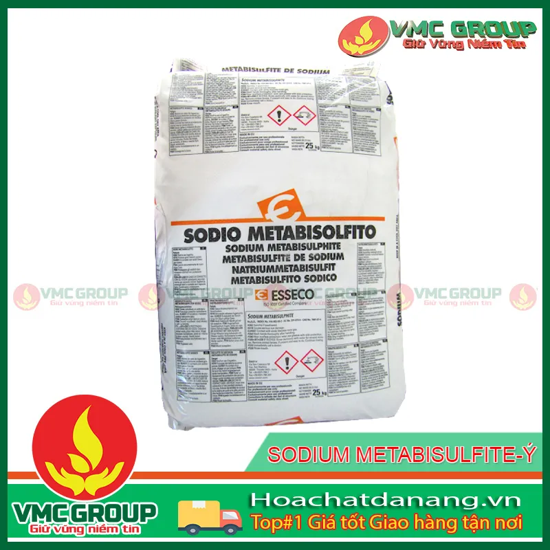 Sản phẩm SODIUM METABISULFITE Ý OK — Hóa Chất Việt Mỹ - Công Ty CP Khoa Học Công Nghệ Việt Mỹ — MST 0401678385