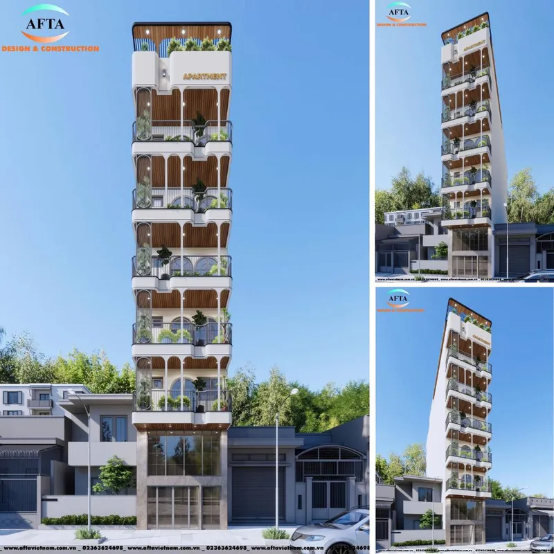 Sản phẩm thiet ke can ho 8 tang — Nhà Thầu Xây Dựng AFTA - Công Ty Cổ Phần Tư Vấn Và Xây Dựng AFTA — MST 0401687559