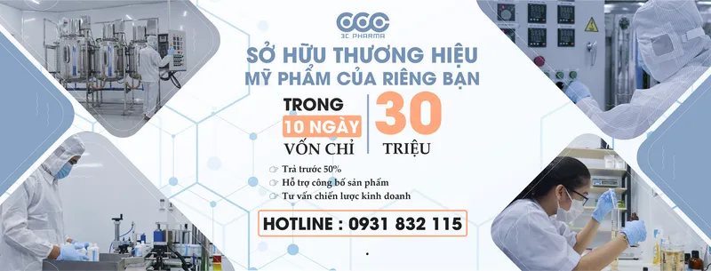 Sản phẩm banner gia cong my pham — Công Ty CP Hóa Chất Mỹ Phẩm 3C — MST 0401689972