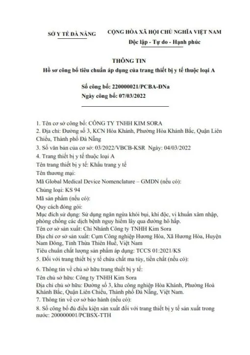 Sản phẩm 11 — May Mặc Kim Sora - Công Ty Cổ Phần Kim Sora — MST 0401698328