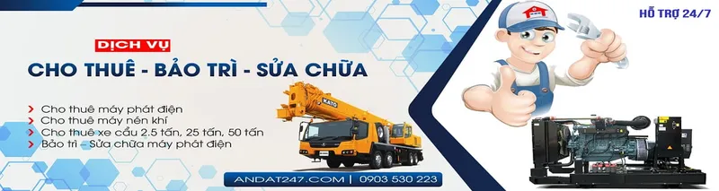 Sản phẩm SUA CHUA BAO TRI MAY PHAT DIEN — Công Ty TNHH Đầu Tư & Xây Lắp An Đạt — MST 0401703049