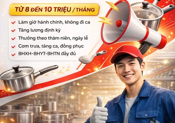 Sản phẩm thong bao tuyen dung nam 2026 1780473781 — Đồ Gia Dụng Inox Daijin Vina - Công Ty TNHH Daijin Vina — MST 0401740594