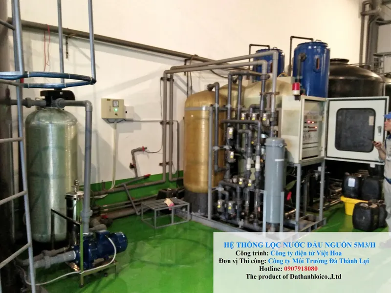 Sản phẩm lọc nước đầu nguồn công ty việt hoa 2 — Công Ty TNHH Thương Mại Và Môi Trường Công Nghệ Đà Thành Lợi — MST 0401755569