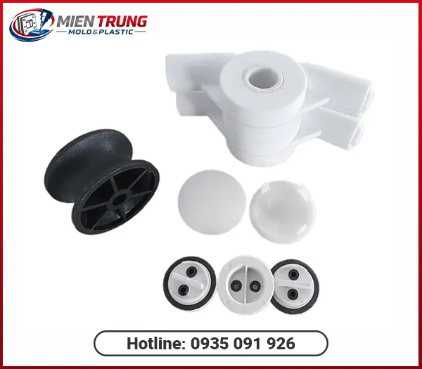 Sản phẩm linh kien nhua trong xe day hang 1a — Gia Công ép Nhựa - Công Ty TNHH Chế Tạo Máy Công Nghiệp Miền Trung — MST 0401800652