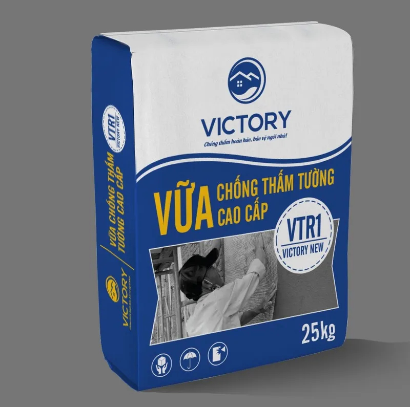 Sản phẩm vua chong tham victory 1660 — Vữa Khô Trộn Sẵn Chống Thấm Victory - Công Ty TNHH Kim Toàn Phát — MST 0401812785