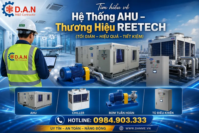Sản phẩm AHU REETECH — Công Ty TNHH Thương Mại Kỹ Thuật Cơ Điện Lạnh Diệu An Ngọc — MST 0401821229