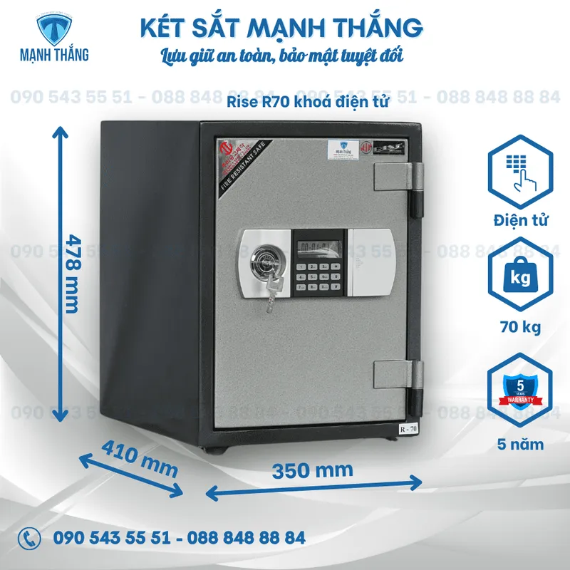 Sản phẩm ket sat han quoc rise r70 — Công Ty TNHH XD TM & DV Mạnh Thắng — MST 0401827460