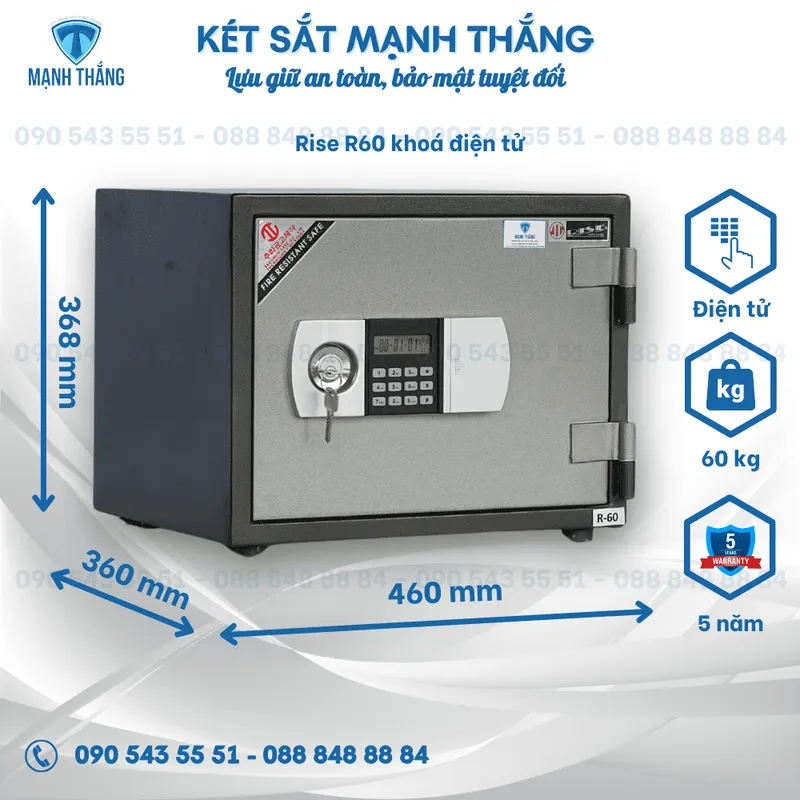 Sản phẩm ket sat rise r60 — Công Ty TNHH XD TM & DV Mạnh Thắng — MST 0401827460