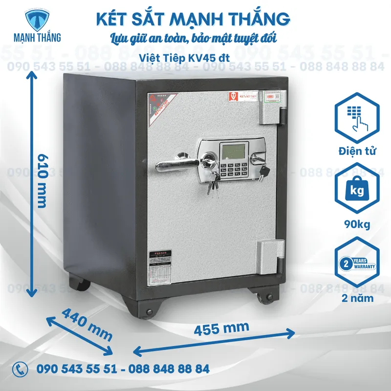 Sản phẩm ket sat viet tiep kv45 dien tu — Công Ty TNHH XD TM & DV Mạnh Thắng — MST 0401827460