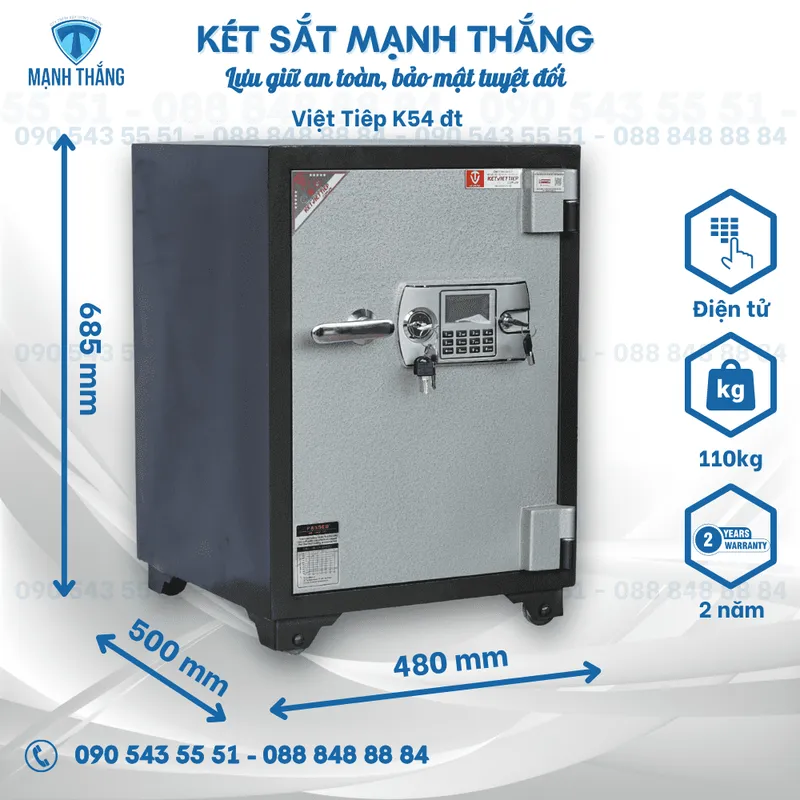 Sản phẩm ket sat viet tiep kv54 dien tu — Công Ty TNHH XD TM & DV Mạnh Thắng — MST 0401827460
