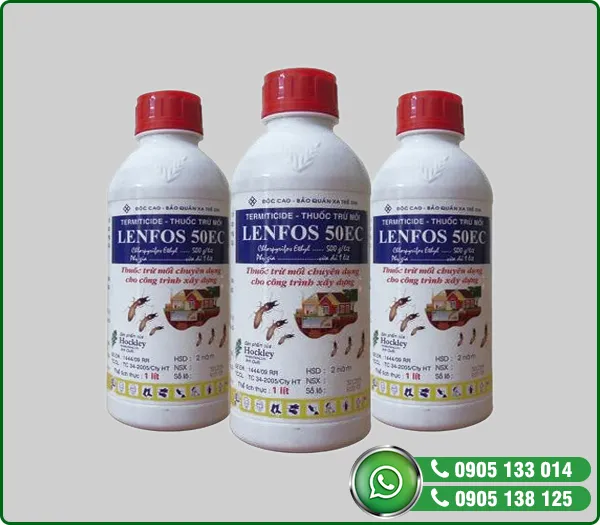 Sản phẩm LENFOS 50 EC — Diệt Mối HPH - Công Ty TNHH MTV Diệt Mối HPH — MST 0401841296