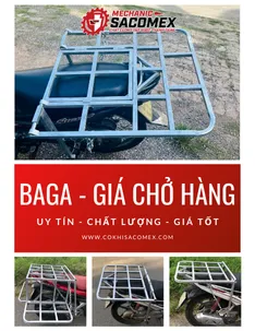 Sản phẩm baga gia cho hang xe may 123 — Công Ty TNHH Thương Mại Dịch Vụ Kỹ Thuật SACOMEX — MST 0401857296