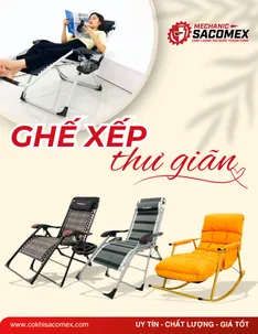 Sản phẩm ghe xep thu gian 3690 — Công Ty TNHH Thương Mại Dịch Vụ Kỹ Thuật SACOMEX — MST 0401857296