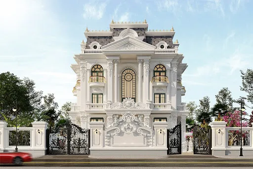 Sản phẩm Biet thu tan co dien — Công Ty TNHH Một Thành Viên Quảng Cáo Xây Dựng Nội Thất Phương Linh — MST 0401863941