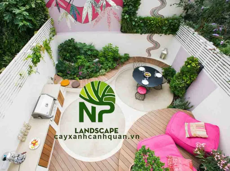Sản phẩm san vuon dep 14 — Công Ty TNHH Cảnh Quan NP — MST 0401877905