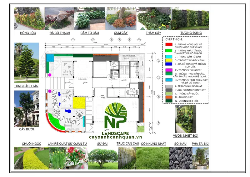 Sản phẩm Tầng 1 ok — Công Ty TNHH Cảnh Quan NP — MST 0401877905