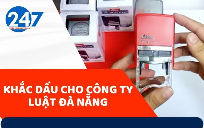 Sản phẩm Khắc dấu cho công ty luật Đà Nẵng — Công Ty TNHH MTV Kinh Doanh Đại Vũ Gia — MST 0401878144
