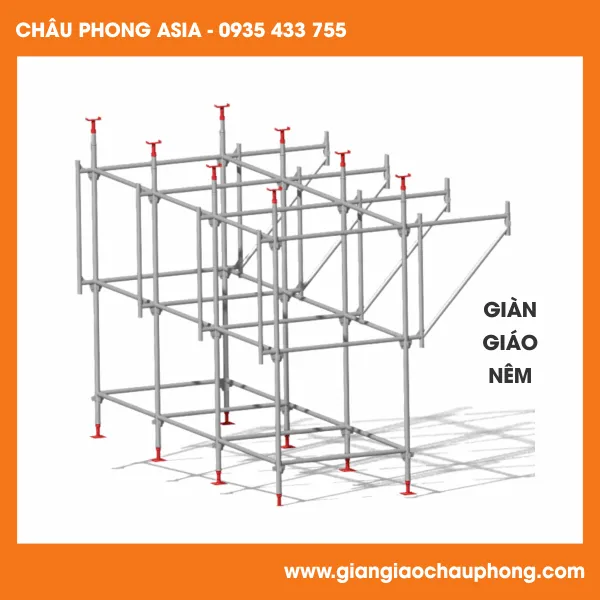 Sản phẩm Gian giao nem — Giàn Giáo Châu Phong ASIA - Công Ty TNHH Thương Mại Dịch Vụ Châu Phong ASIA — MST 0401891089