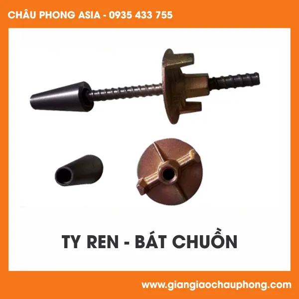 Sản phẩm Ty Ren Bat Chuon — Giàn Giáo Châu Phong ASIA - Công Ty TNHH Thương Mại Dịch Vụ Châu Phong ASIA — MST 0401891089