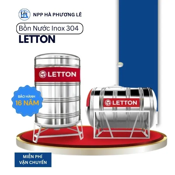 Sản phẩm bon nuoc inox 304 dung ngang letton — Công Ty TNHH Thương Mại Và Dịch Vụ Hà Phương Lê — MST 0401899433