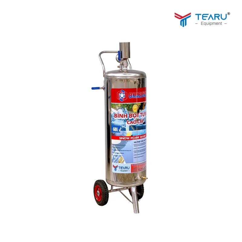 Sản phẩm binh bot tuyet rua xe okazune 60 lit chinh hang — Công Ty TNHH Thương Mại Công Nghệ TEARU Việt Nam — MST 0401917509