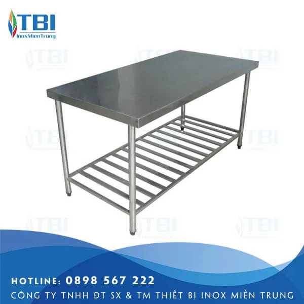 Sản phẩm ban inox co gia duoi 4 — Công Ty TNHH ĐT SX Và TM Thiết Bị Inox Miền Trung — MST 0401928638