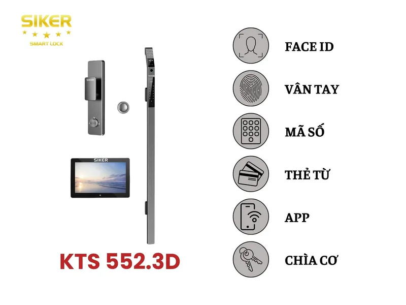 Sản phẩm khoa thong minh siker kts 552.3d — Công Ty TNHH MTV Siker Việt Nam — MST 0401955906