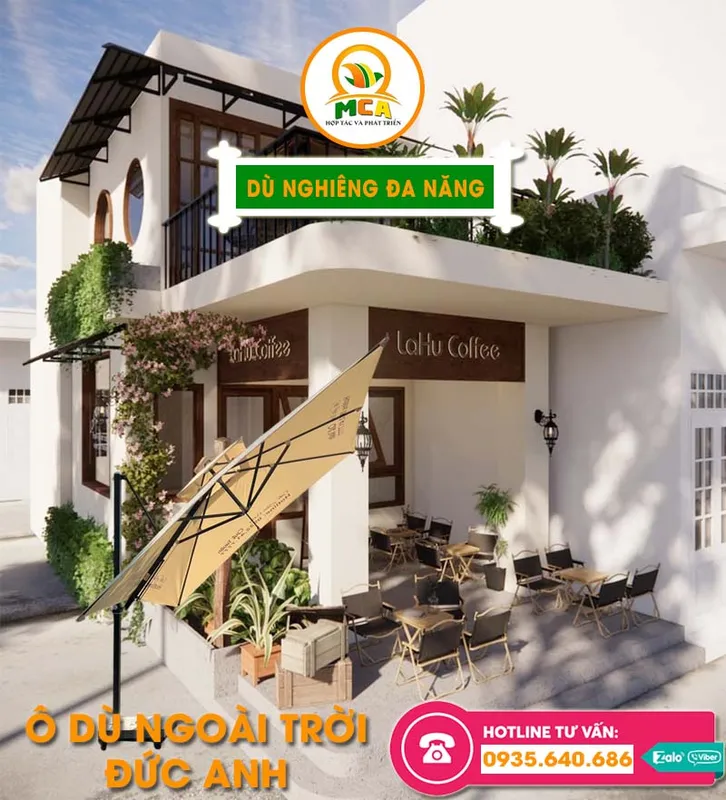 Sản phẩm du nghieng da nang 6033 — Ô Dù Lệch Tâm - Ô Dù Ngoài Trời Đức Anh — MST 0401961000