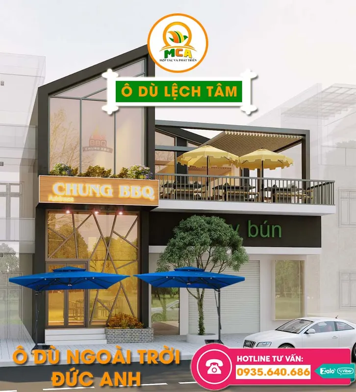 Sản phẩm du ngoai troi lech tam 2113 — Ô Dù Lệch Tâm - Ô Dù Ngoài Trời Đức Anh — MST 0401961000
