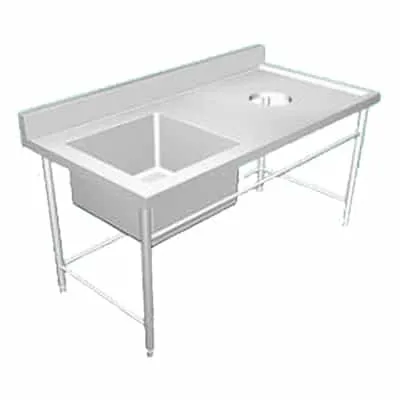 Sản phẩm bàn chậu 1 ô có lỗ xả rác — Công Ty TNHH Đầu Tư Sản Xuất Và Thương Mại Trung Gia Phát — MST 0401983011